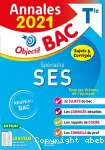 Spécialité SES / annales bac 2021