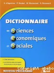 Dictionnaire de Sciences économiques et sociales