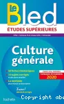 Le Bled Etudes supérieures. Culture générale