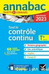 Tout le contrôle continu Tle générale. Histoire-géographie, enseignement scientifique, anglais,espagnol