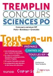 Tremplin concours Sciences Po, tout-en-un 2023