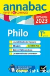 Annales du bac Annabac 2023 Philosophie Tle générale